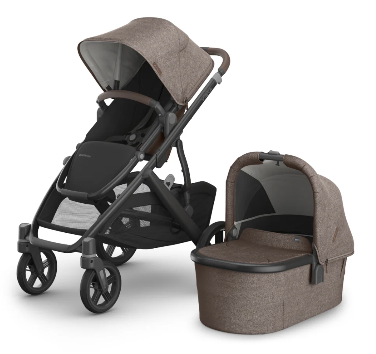UPPAbaby Vista V3 Pram with Bassinet Owen (Mocha Melange)